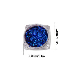 Nail Flakes Iridescent Glitter Holographic Foils For Nails