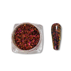 Nail Flakes Iridescent Glitter Holographic Foils For Nails