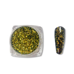 Nail Flakes Iridescent Glitter Holographic Foils For Nails