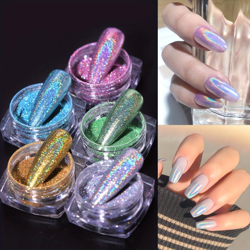 Magic Mirror Effect Nail Art Glitter Powder