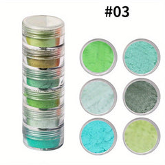 Neon Nail Art Pigment Powder Glitter Eyeshadow Makeup Tool