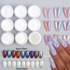 Iridescent Holographic Nail Powder for Nail Art