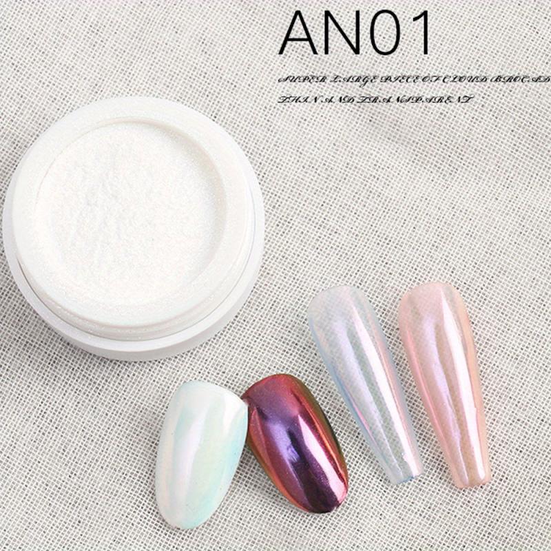 Iridescent Holographic Nail Powder for Nail Art