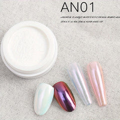 Iridescent Holographic Nail Powder for Nail Art