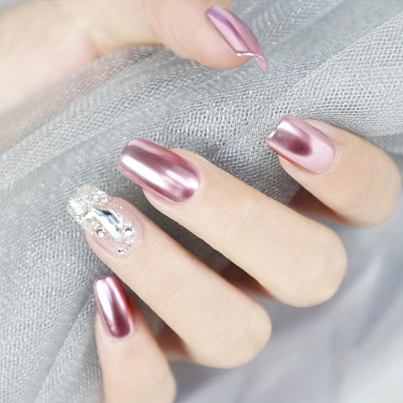 Holographic Nail Art Pigment Dust for Metallic Mirror Manicures