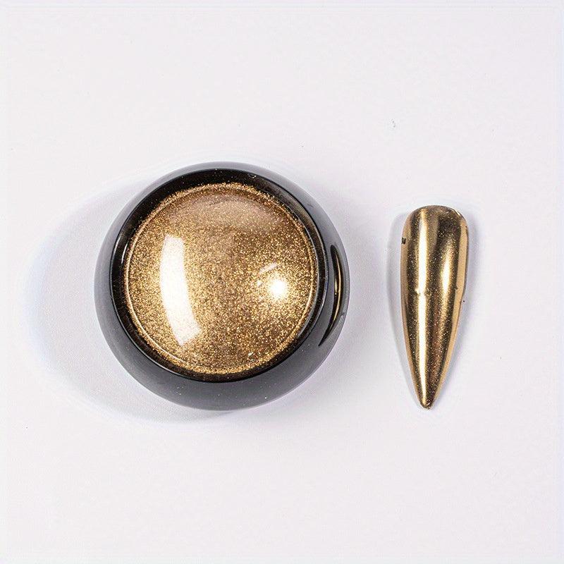 Holographic Nail Art Pigment Dust for Metallic Mirror Manicures