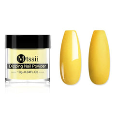6 Colors DIY Nail Dip Powder Kit for French Nails Birthdays Parties