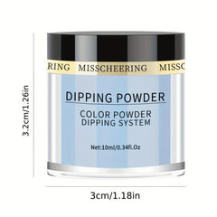 6 Glow in the Dark Dip Powder Set, Long Lasting Green Colors