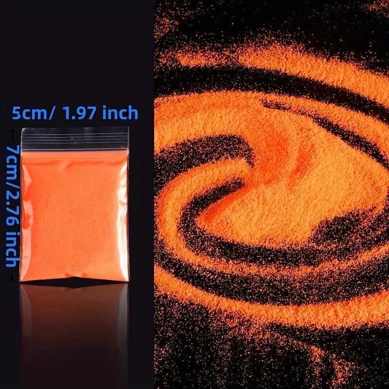 10g Fluorescent Nail Glitter Powder for Nail Art & Festivals