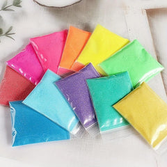10g Fluorescent Nail Glitter Powder for Nail Art & Festivals