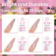 Clear Jelly Nude Nail Acrylic Powder Cream Pink Nude Nail Acrylic Powder