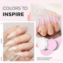 Clear Jelly Nude Nail Acrylic Powder Cream Pink Nude Nail Acrylic Powder
