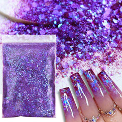 50G Bag Holographic Mixed Hexagon Glitter Sequins Sparkly Flakes for DIY Craft