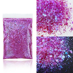 50G Bag Holographic Mixed Hexagon Glitter Sequins Sparkly Flakes for DIY Craft