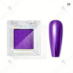 Magic Mirror Powder Glass Fine Flash Titanium Golden Powder Chameleon Nail Paint