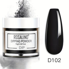 Dip Powder 8 Colors Pink Glitter Basic Transparent Nail Dipping Build Powder