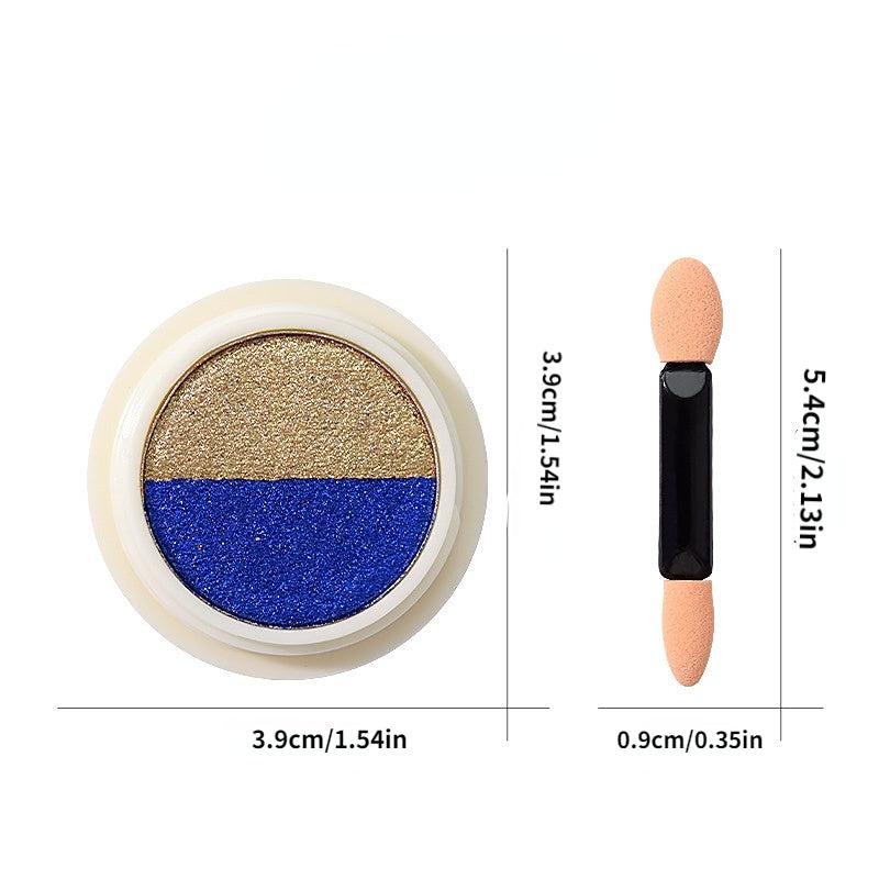 2Pc Mirror Nail Glitter Powder Metallic Nail Pigment