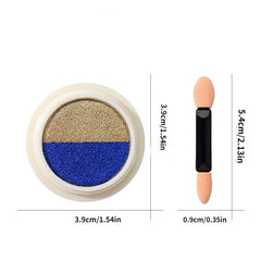 2Pc Mirror Nail Glitter Powder Metallic Nail Pigment