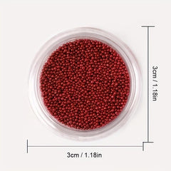 Glass Bubble Beads Micro Caviar Beads Candy Bubble Beads Tiny Glass Beads