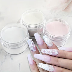 Clear Pink Acrylic Powder for Nail Art Professional Manicure