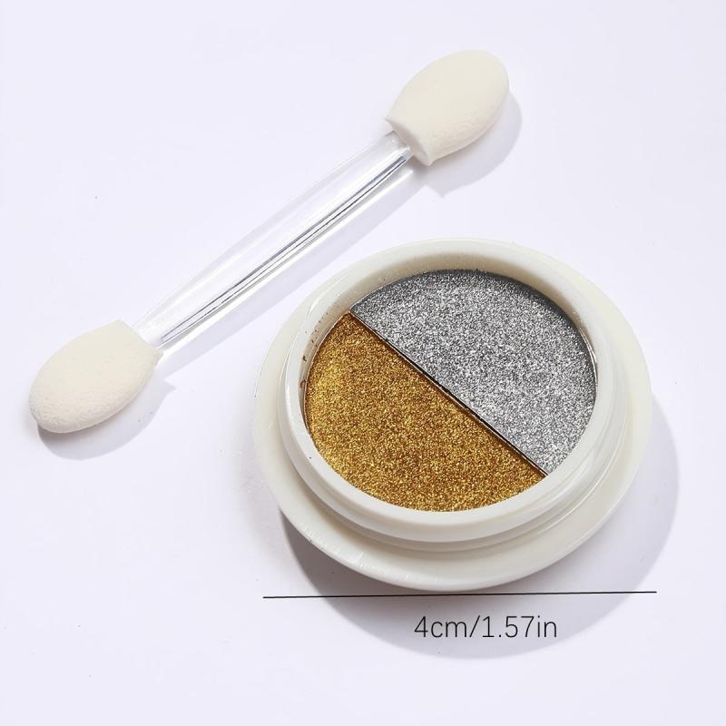 Magic Mirror Powder Golden/Silvery Nail Decoration