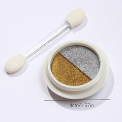 Magic Mirror Powder Golden/Silvery Nail Decoration