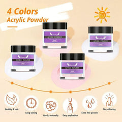 10G Acrylic Nail Powder Clear Pink Nude Carving Crystal Polymer