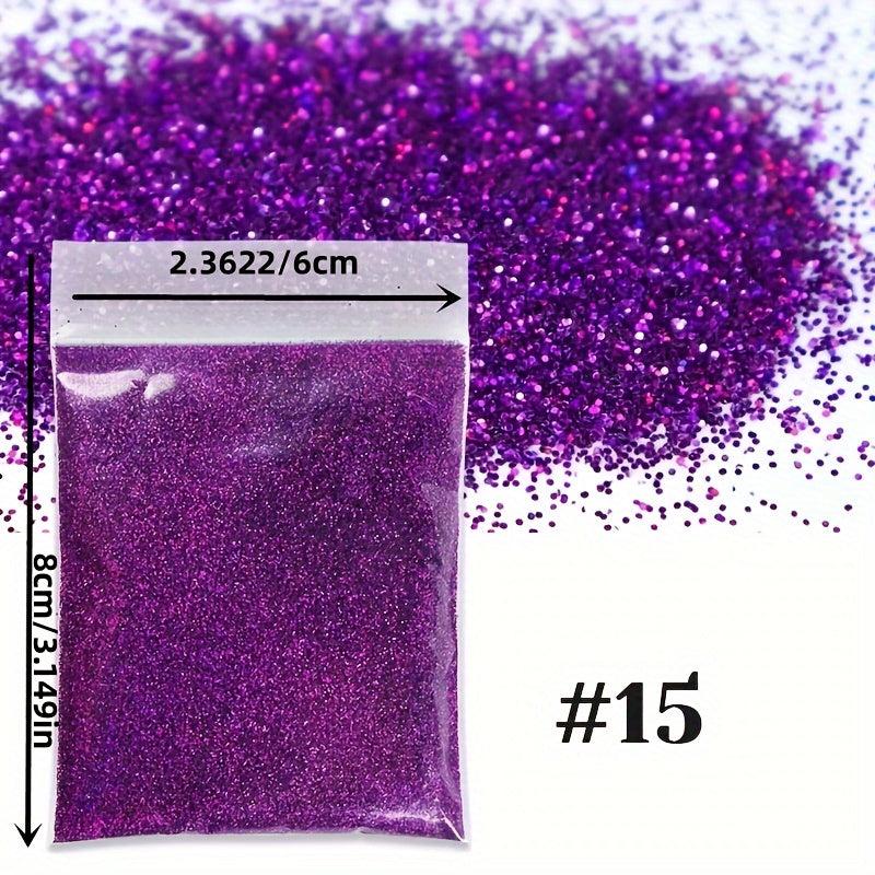 Reflective Nail Glitter Dust for Nail Art Decorations 10g