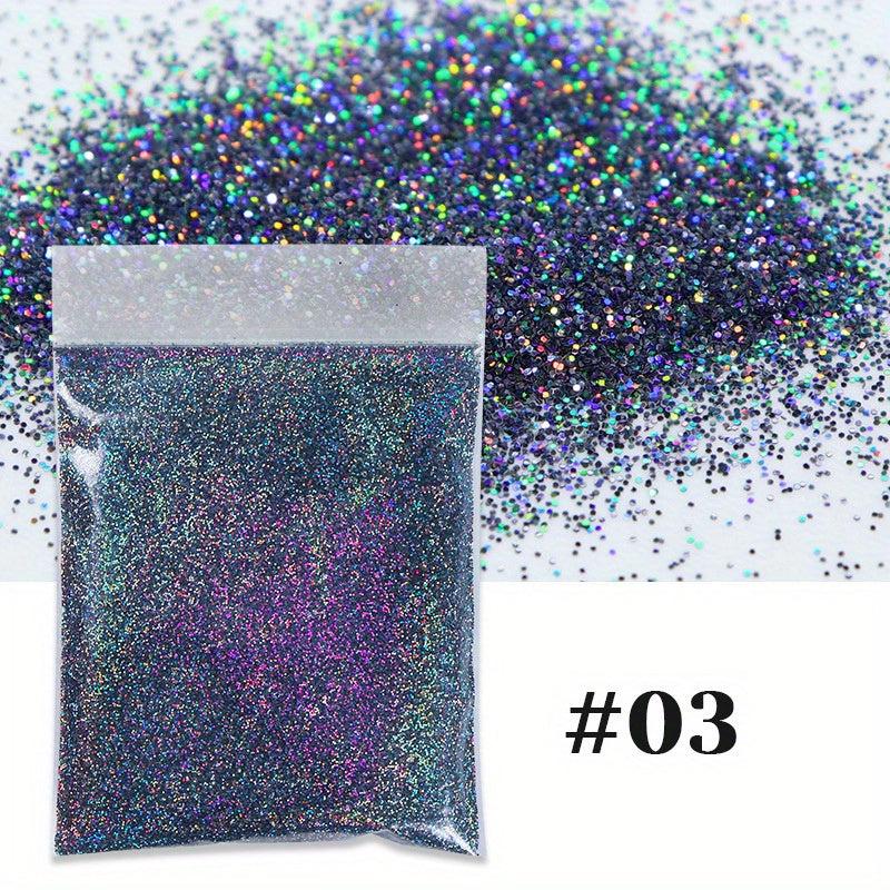Reflective Nail Glitter Dust for Nail Art Decorations 10g