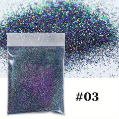 Reflective Nail Glitter Dust for Nail Art Decorations 10g