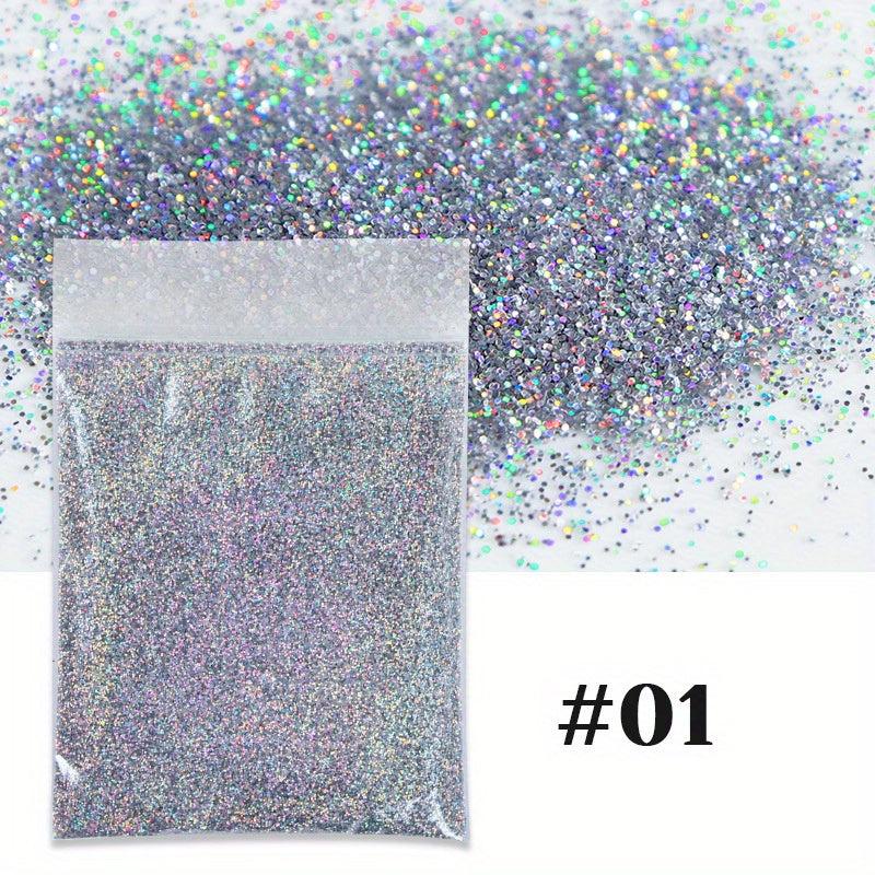 Reflective Nail Glitter Dust for Nail Art Decorations 10g