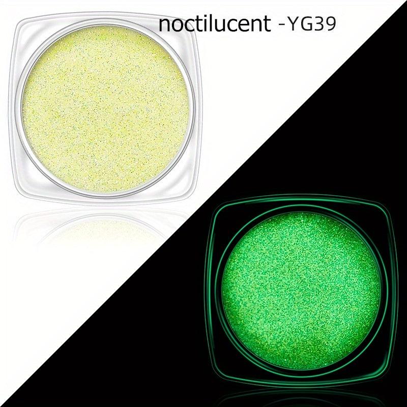 Luminous Nail Glitter Powder Dust Shining Sugar Effect