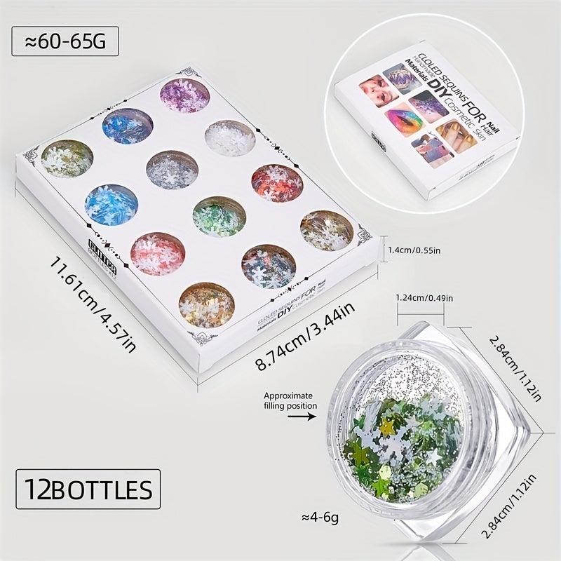 Luminous Nail Glitter Powder Dust Shining Sugar Effect