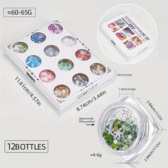 Luminous Nail Glitter Powder Dust Shining Sugar Effect