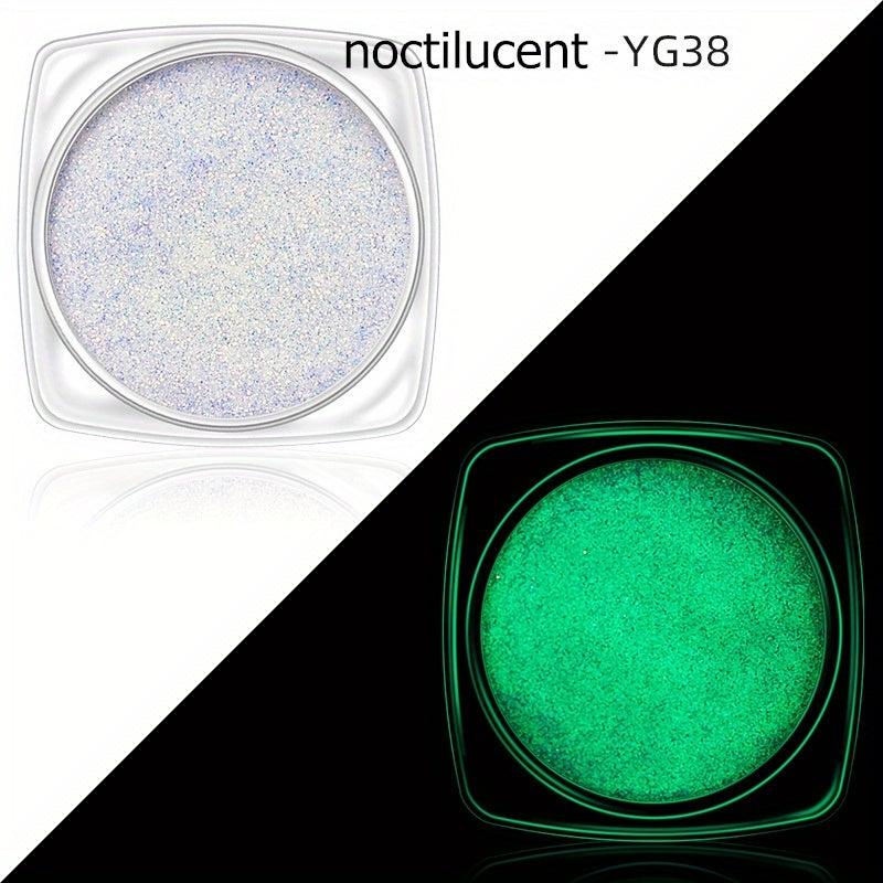 Luminous Nail Glitter Powder Dust Shining Sugar Effect
