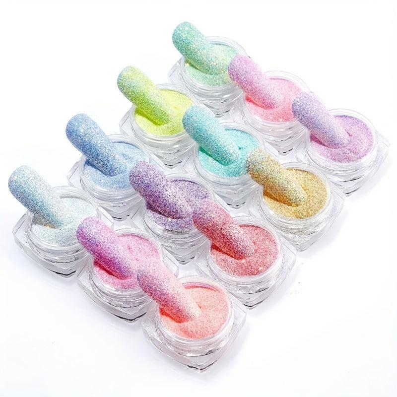 Luminous Nail Glitter Powder Dust Shining Sugar Effect