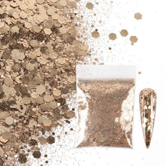 10g Holographic Nail Glitter Flakes for DIY Manicure Art