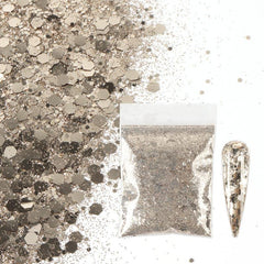 10g Holographic Nail Glitter Flakes for DIY Manicure Art