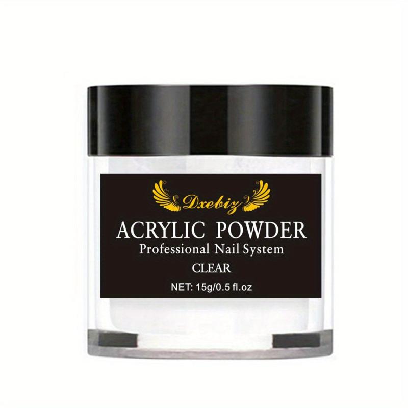 4 Colors Acrylic Powder 15g Professional Nail Powder for Extension
