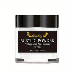 4 Colors Acrylic Powder 15g Professional Nail Powder for Extension