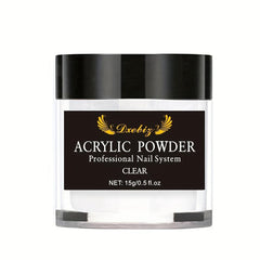 4 Colors Acrylic Powder 15g Professional Nail Powder for Extension