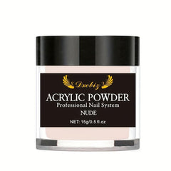 4 Colors Acrylic Powder 15g Professional Nail Powder for Extension