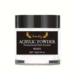 4 Colors Acrylic Powder 15g Professional Nail Powder for Extension