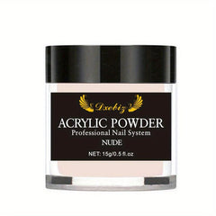 4 Colors Acrylic Powder 15g Professional Nail Powder for Extension
