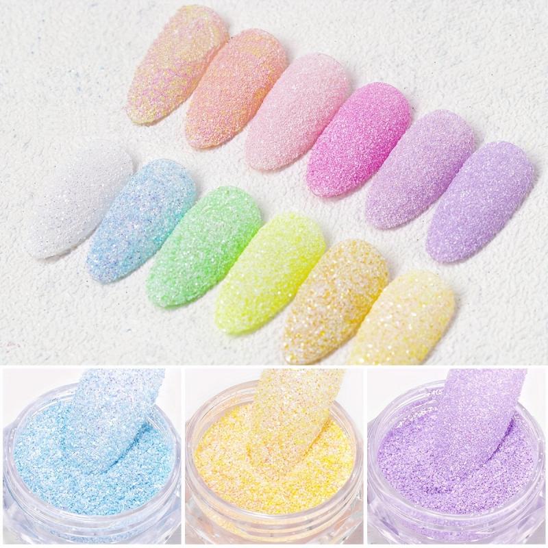 Nail Glitter Powder Shining Sugar Effect Glitter Dust Sand Powder