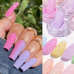 Nail Glitter Powder Shining Sugar Effect Glitter Dust Sand Powder