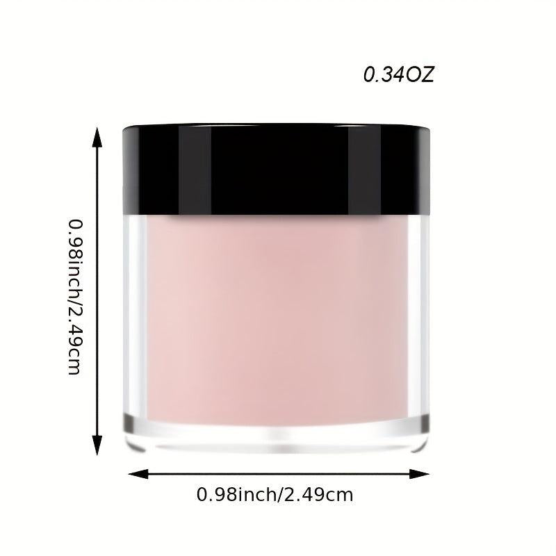 4 colors Crystal Acrylic Powder for Nail Extensions Nude Pink and Transparent