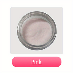4 colors Crystal Acrylic Powder for Nail Extensions Nude Pink and Transparent