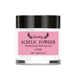 15G Acrylic Powder Clear Pink Nude French Manicure Nail Extension