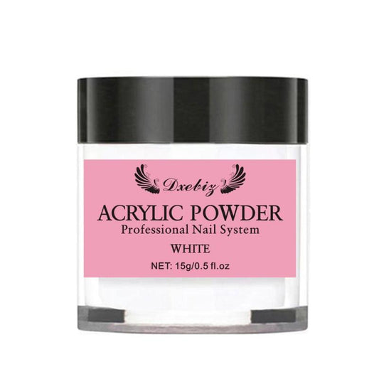 15G Acrylic Powder Clear Pink Nude French Manicure Nail Extension